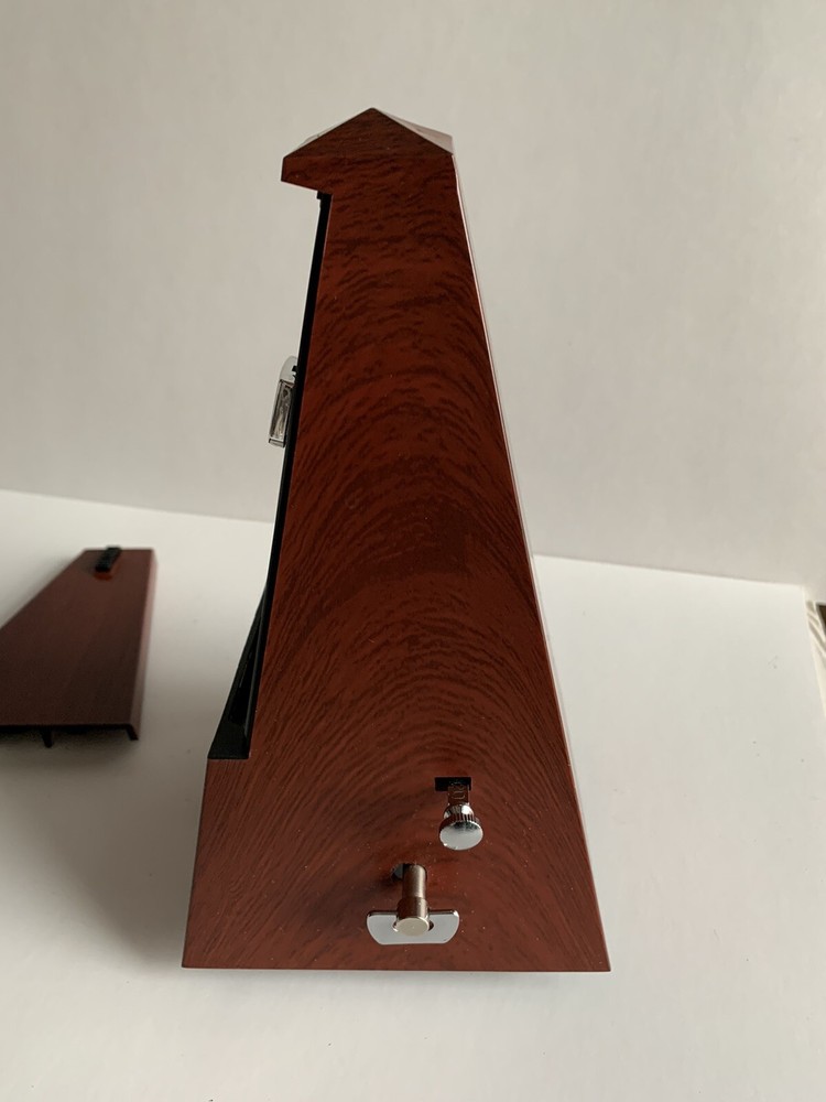 Metronome Wood Grain Plastic Case Wind-Up Unbranded