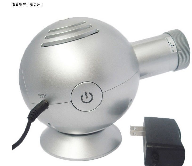 4th Gen Analog Projection Wall Clock BELL w/ LED Based Cold Light white Roman