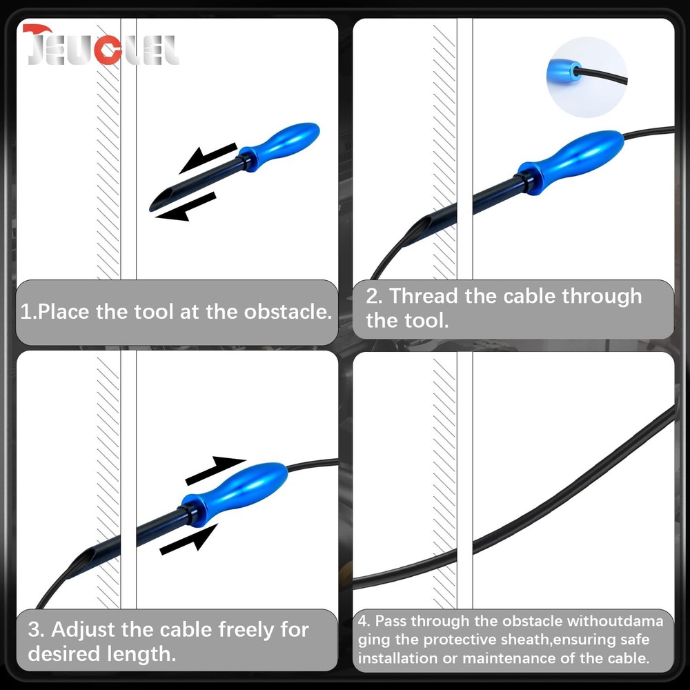 5PCS Wire Insertion Tool Set, Piercing, Lead Wire Threading, Handhold Auto Re...