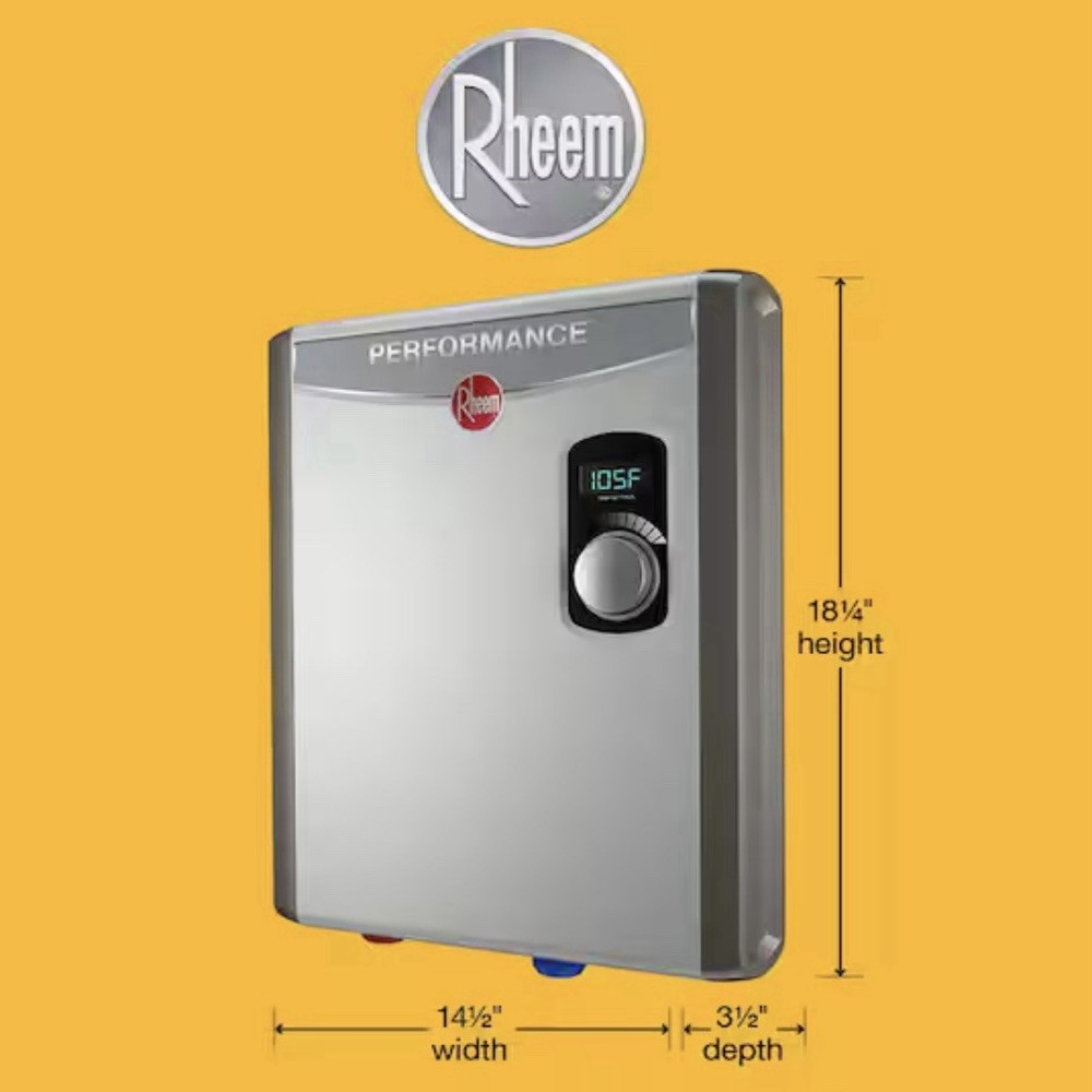 Rheem RETEX-18 Performance 18kW 3.5 GPM Electric Tankless Water Heater 240V NEW
