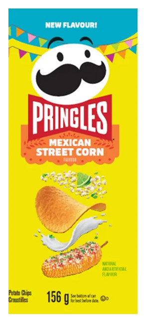 Pringles Mexican Street Corn Potato Chips 156g