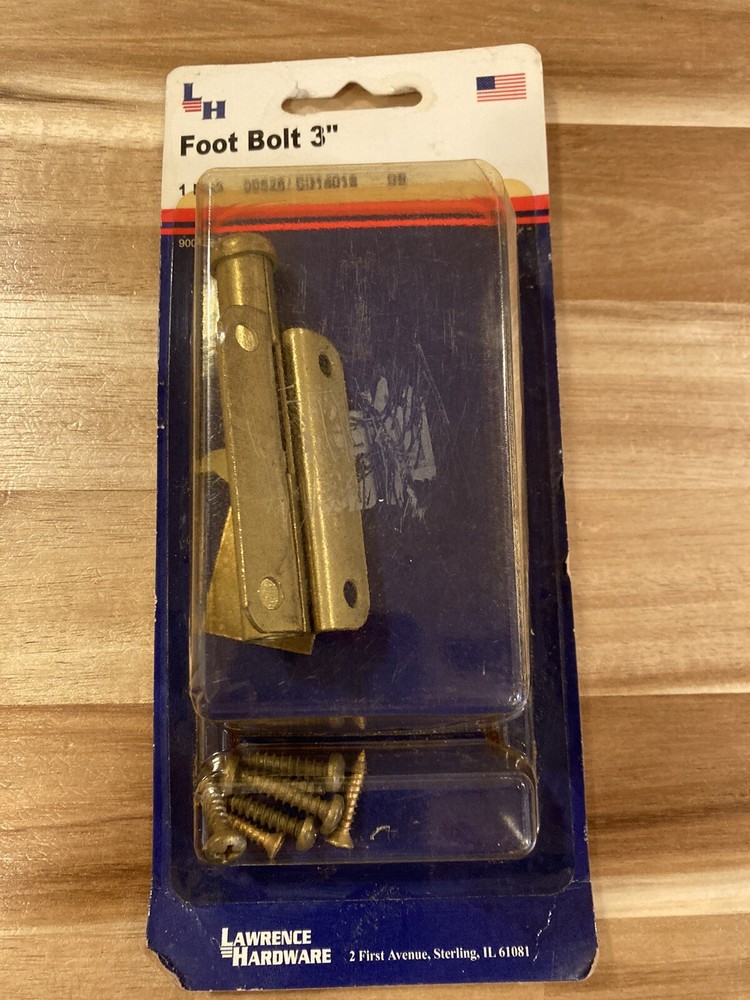 Hager, 3” Foot Bolt 00528/CD1401S DB