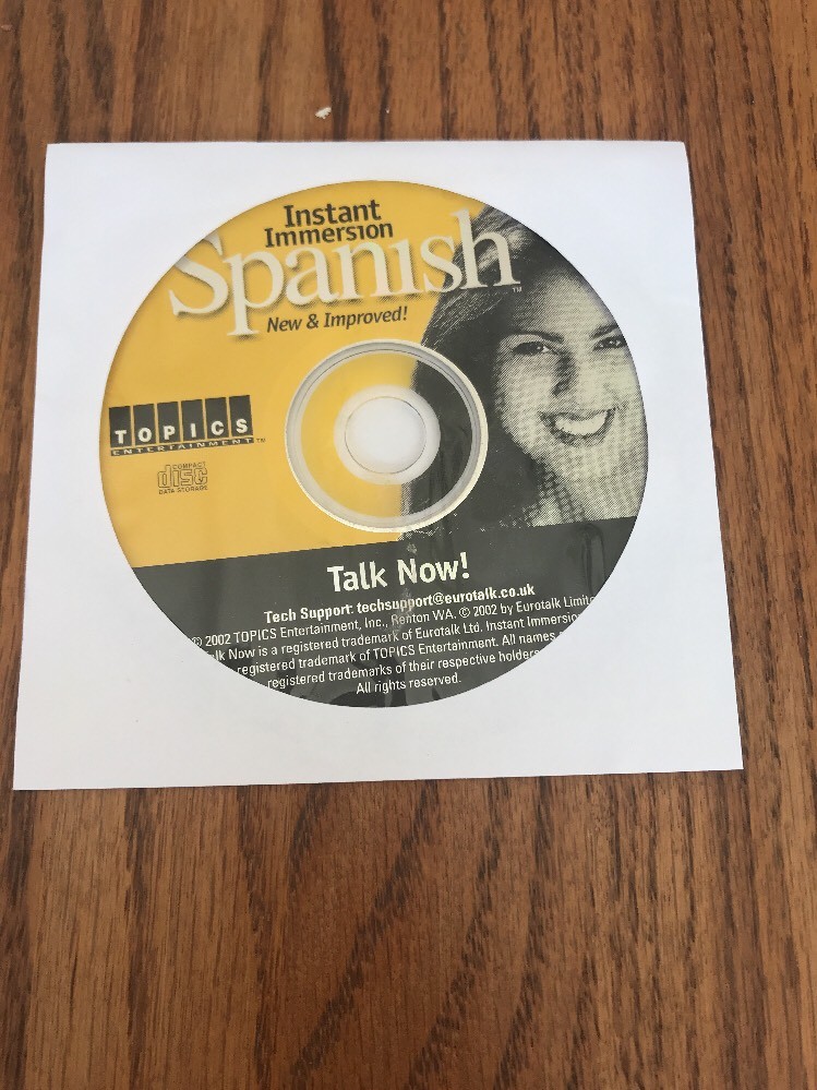 Instant Immersion Spanish Talk Now! Ships N 24h