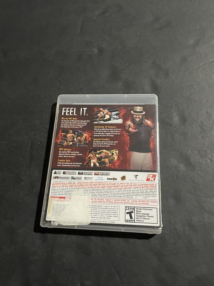 Wwe 2k15 ps3 Case only
