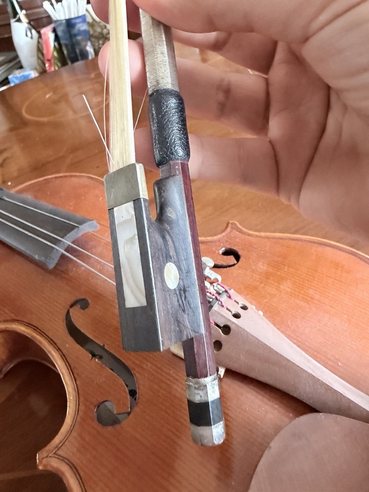 Vintage Violin And Bow As Is