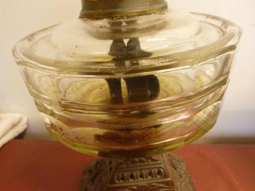 Antique Pyramid Oil Lamp Eltex