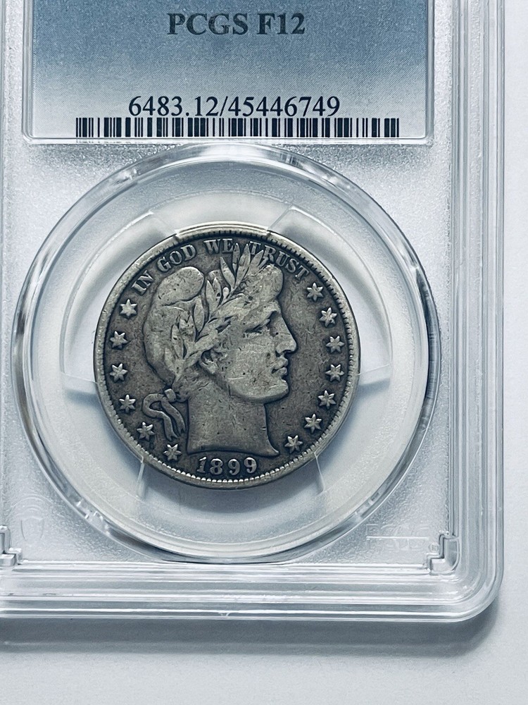 1899 Barber Half Dollar PCGS F12