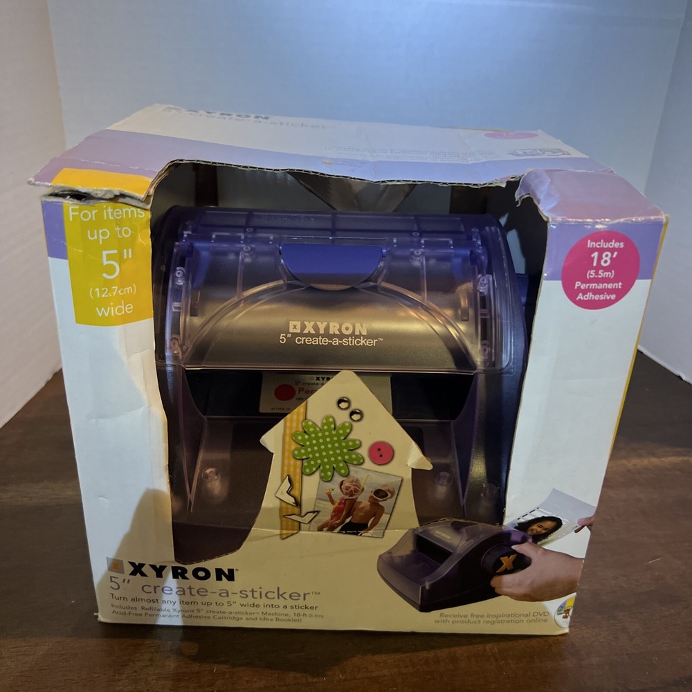 XYRON 5” Create-a-Sticker Sticker Maker Machine Model 500
