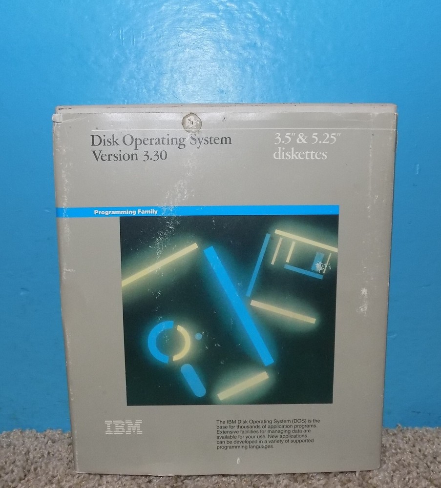 1987 IBM Disk Operating System Version 3.30