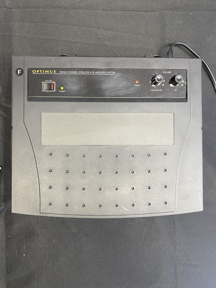 OPTIMUS WIRELESS FM PA SYSTEM. 