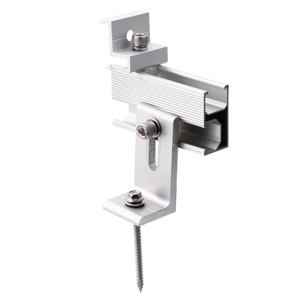 Solar Panel Roof Mount Brackets Kit Universal for 1-4Pack Solar Panels Mounting