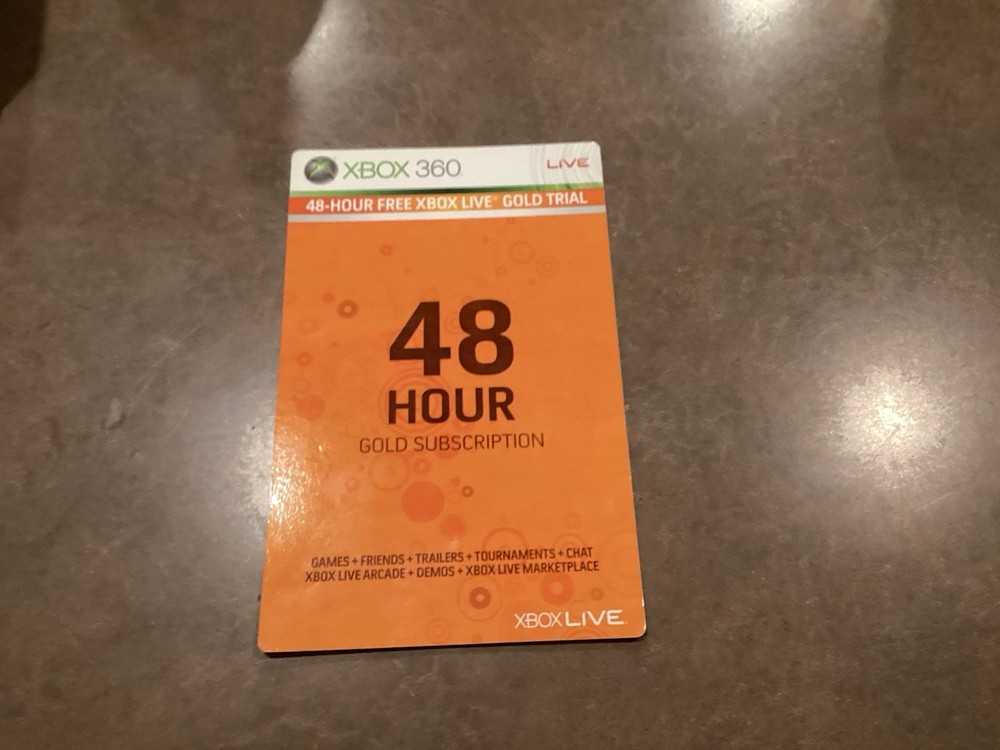 Xbox 48 Gold Subscription ￼