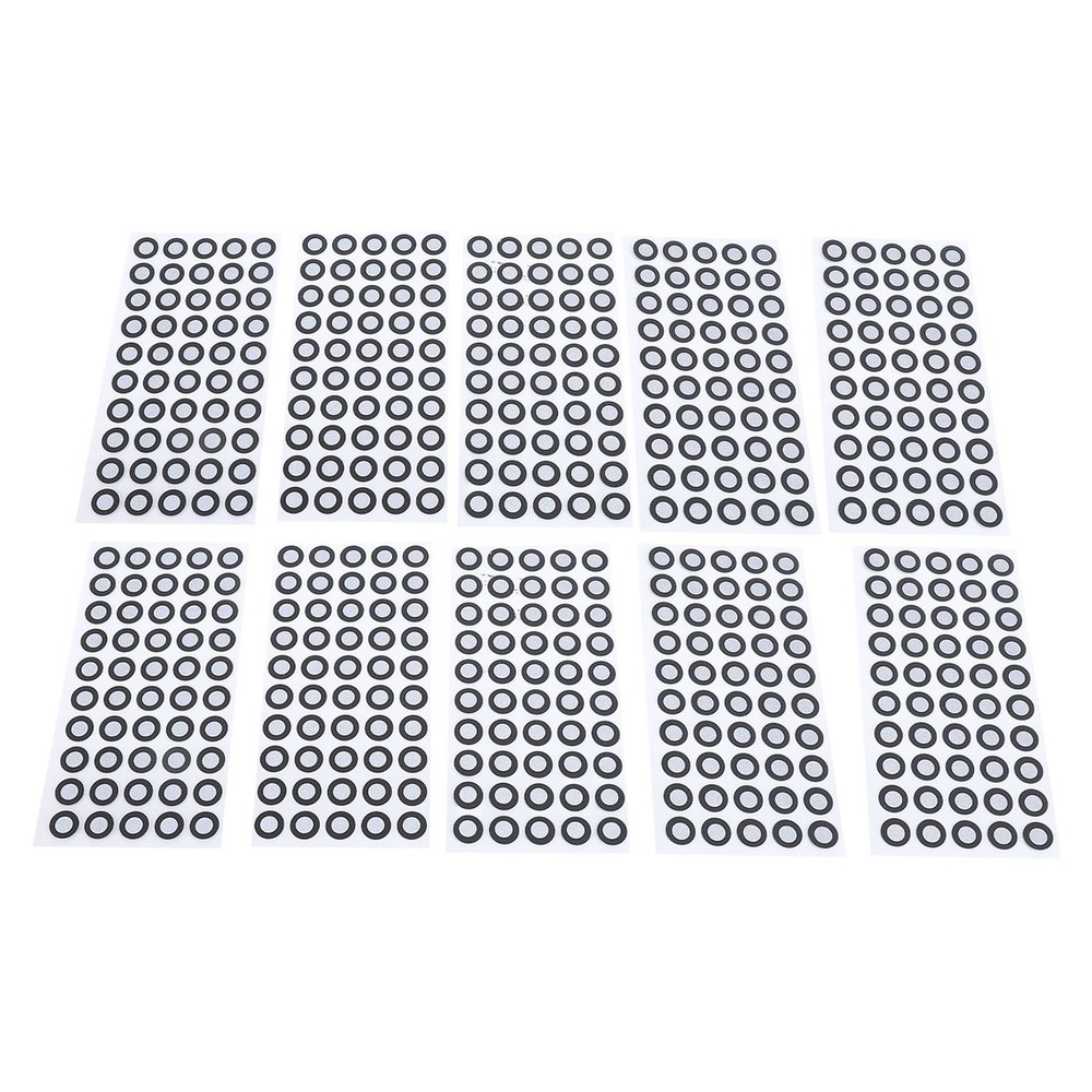 500 Pcs 3D Scanning Marker 6mm ID 10mm OD Reference Point Diffuse Reflect WT
