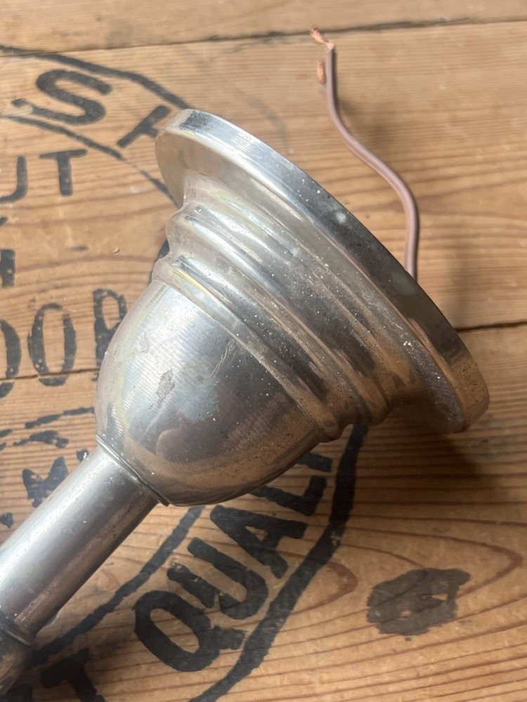 Antique Nickel Plated Wall Light Sconce Bryant Pull Switch Tassel Tip