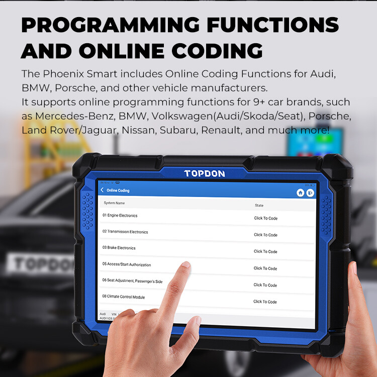 2026 TOPDON Phoenix Smart ULTRA Diagnostic Scanner ECU Programming Coding Tool