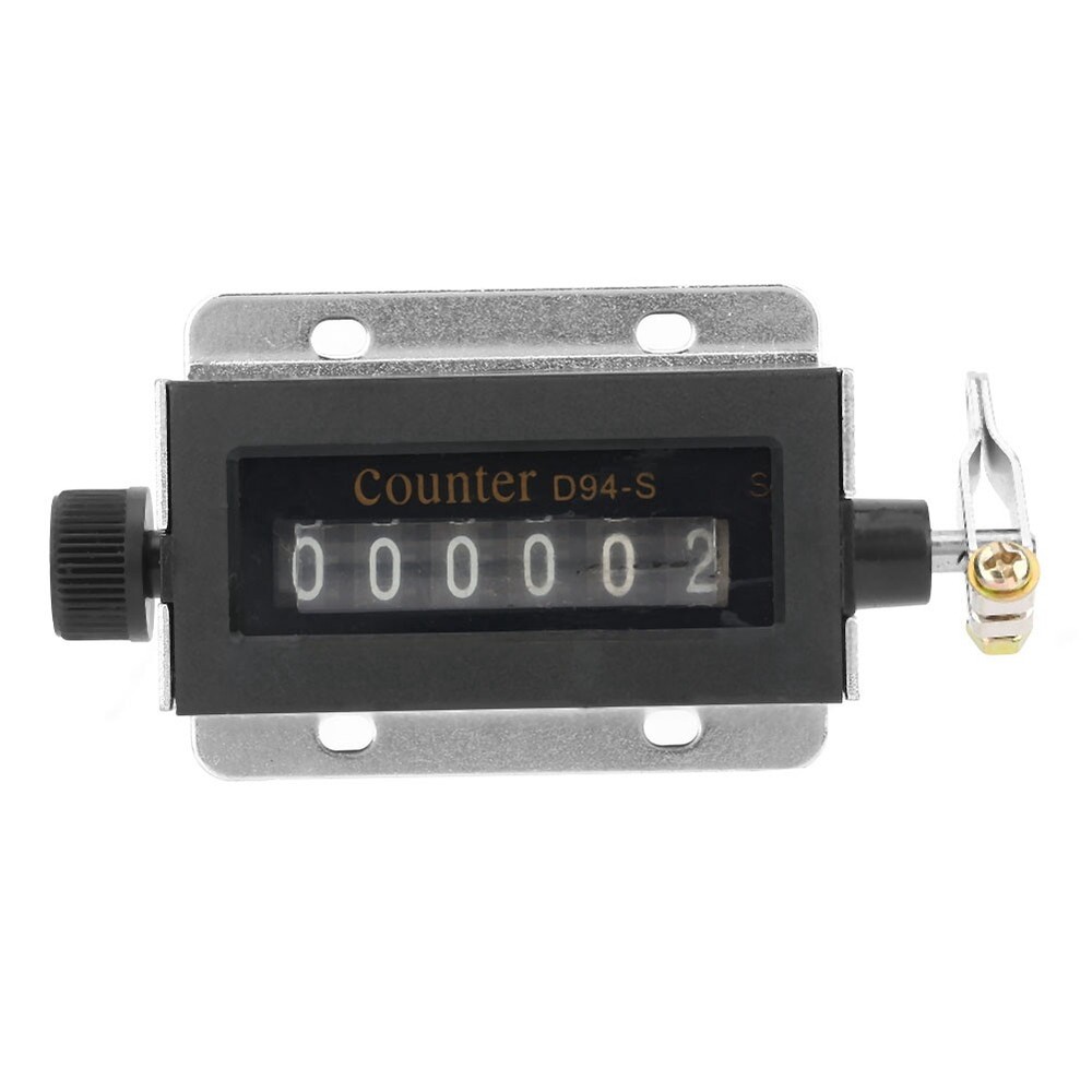 D94-S 6 Digit Resettable Mechanical High Quality Pulling Type Counter 0-999999
