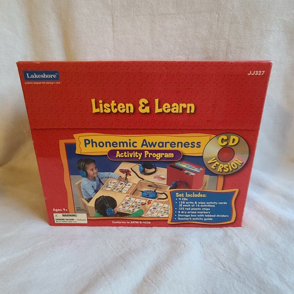 Lakeshore Listen & Learn Phonemic Awareness Activity Program W/CD's Incomplete