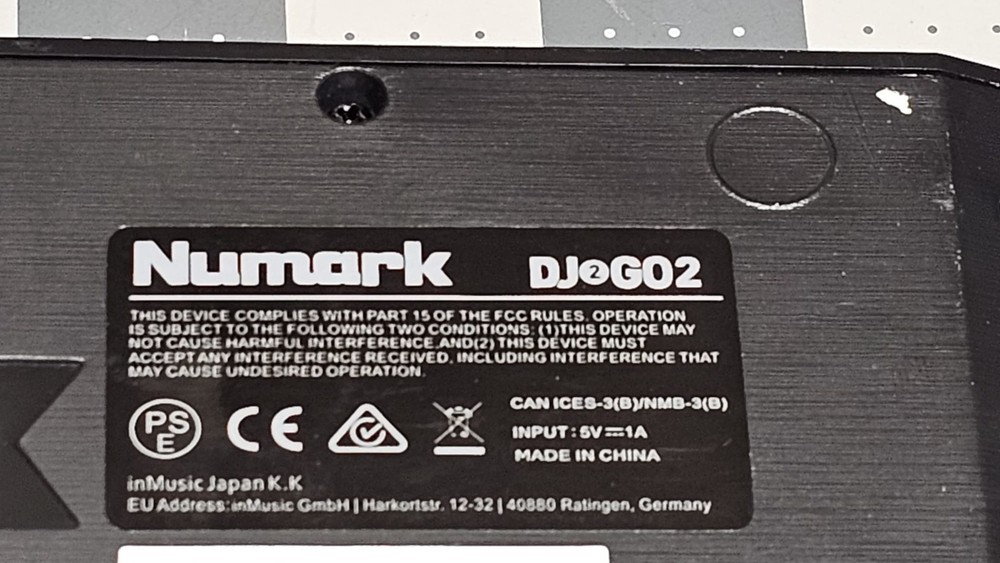 Numark DJ2GO2 Touch | Pocket DJ Controller with Jog Wheel Scratch