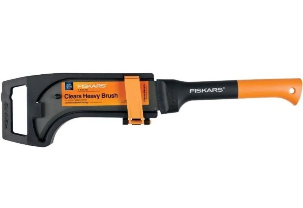 Fiskars 9" Brush Axe with Safety Sheath - Fixed Handle 🆕
