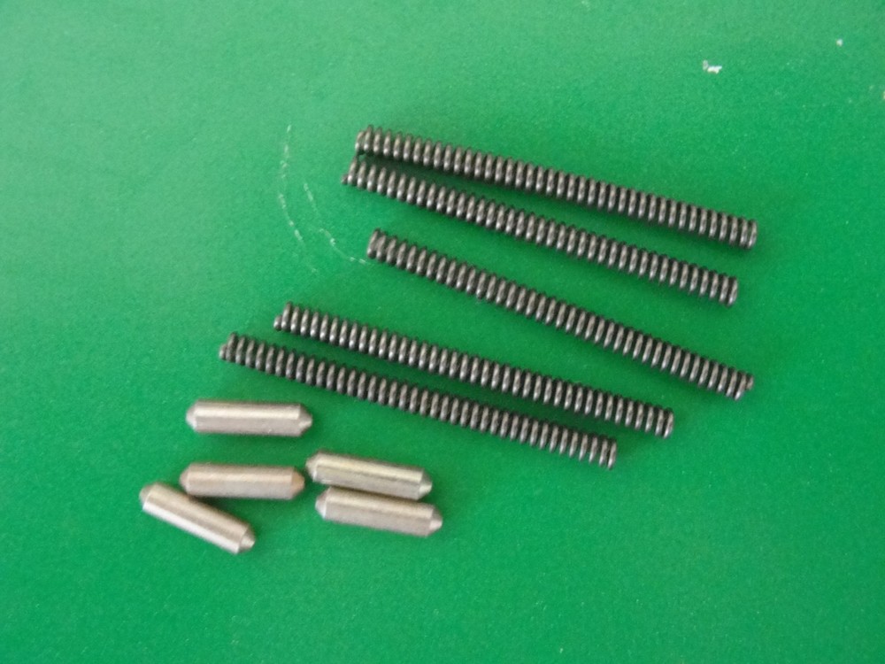 (6) Detents and (6) Springs