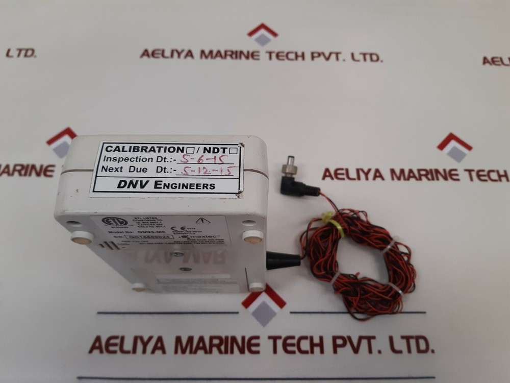 Maxtec om25-me oxygen monitor analyzer with cable