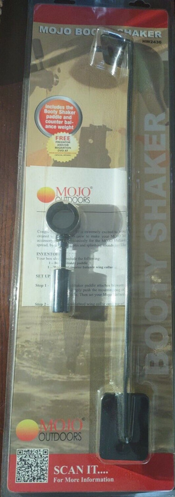 MOJO BOOTY SHAKER ADD-ON MOTION MOTORIZED MALLARD DUCK DECOY RIPPLES SPLASHING