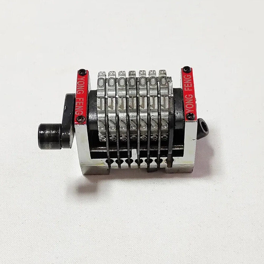 For 7 Digits Numbering Machine Horizontal Backward Printing Machine