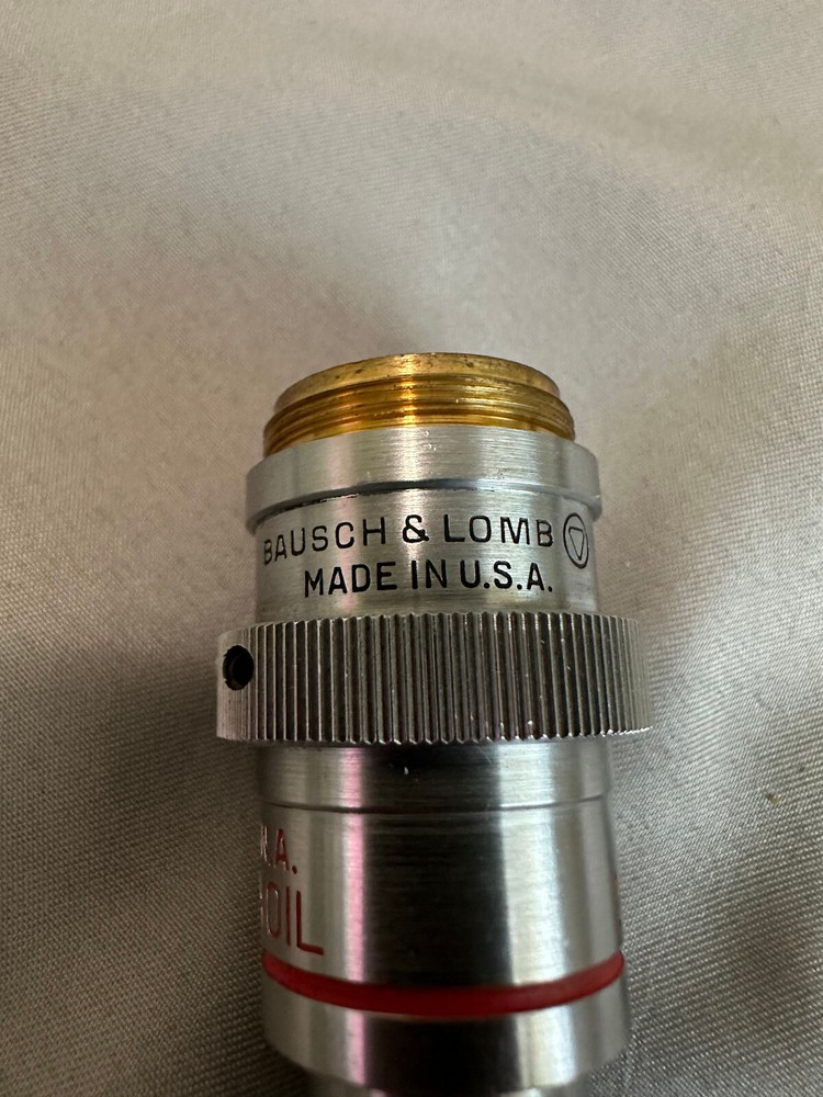 Bausch & Lomb 100x 1.25 NA OIL Microscope Objective
