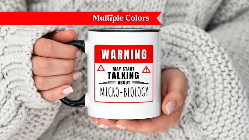 Microbiology Mug Funny Science Coffee Cup Gift