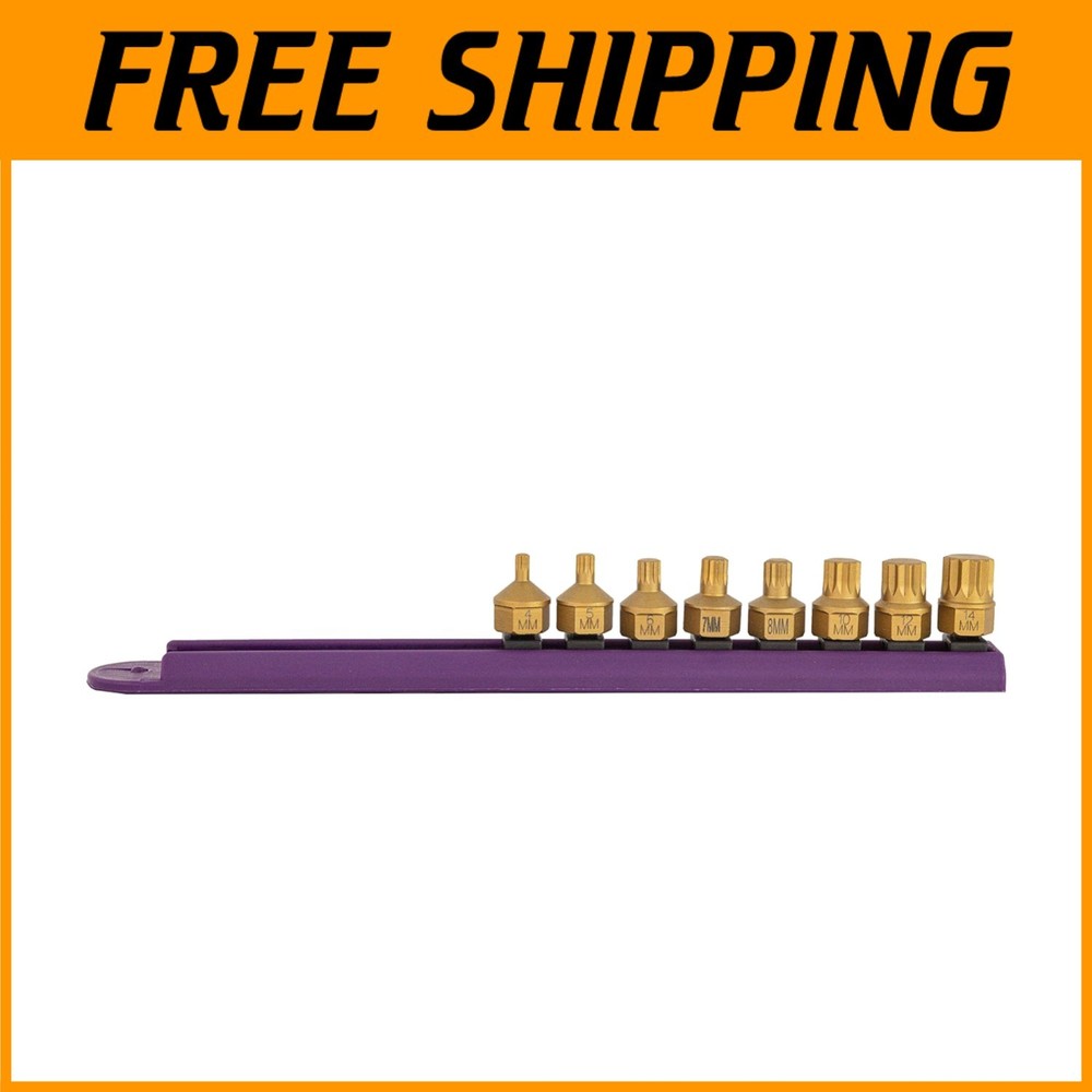 Low-Profile Triple Square Bits, 8-Piece Set