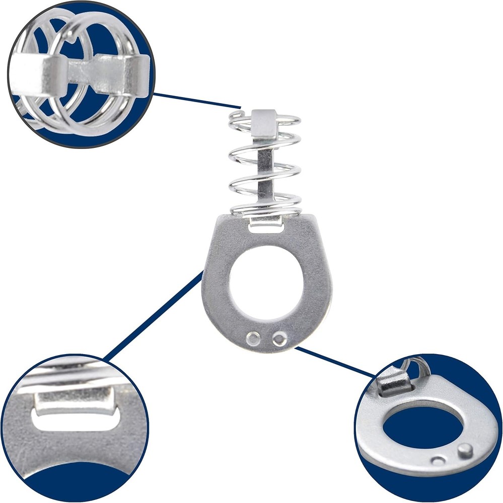 Steel Fastener RV Water Heater Latch Twist Cam Lock (2-Pack)