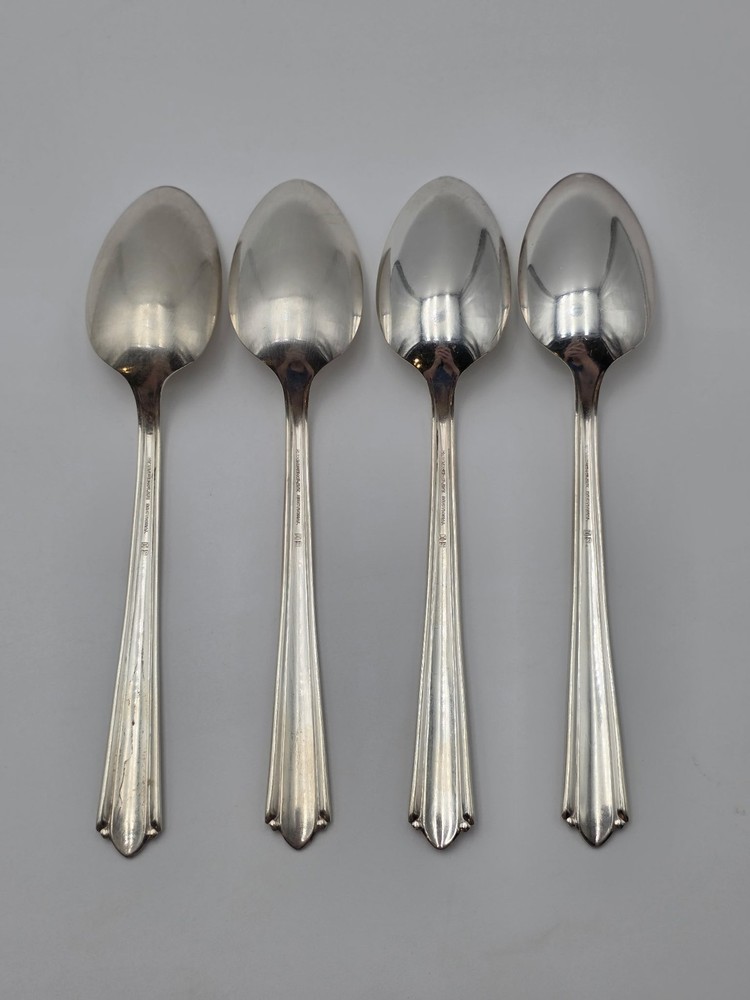 4 StratfordPlate Sectional Tablespoons Mark IS