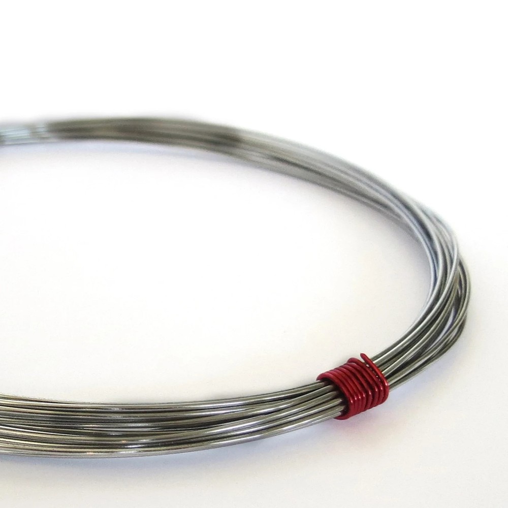 Silver colored refractory wire for lampwork beads and pins making