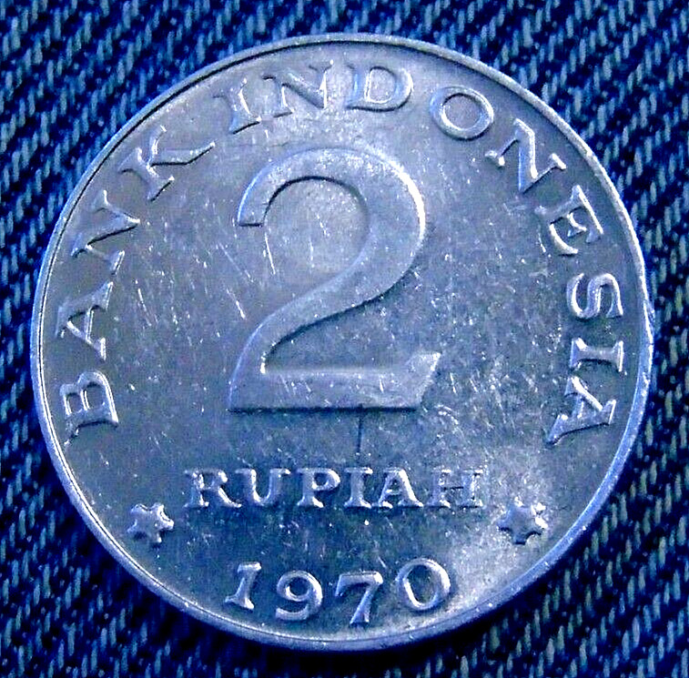 Indonesia 1970 2 Rupiah