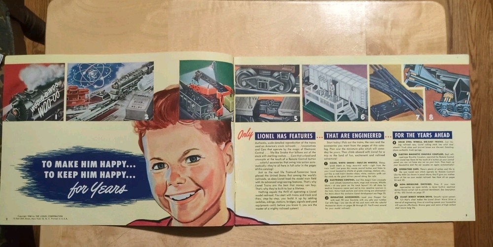 Vintage LIONEL Train Catalog 1948