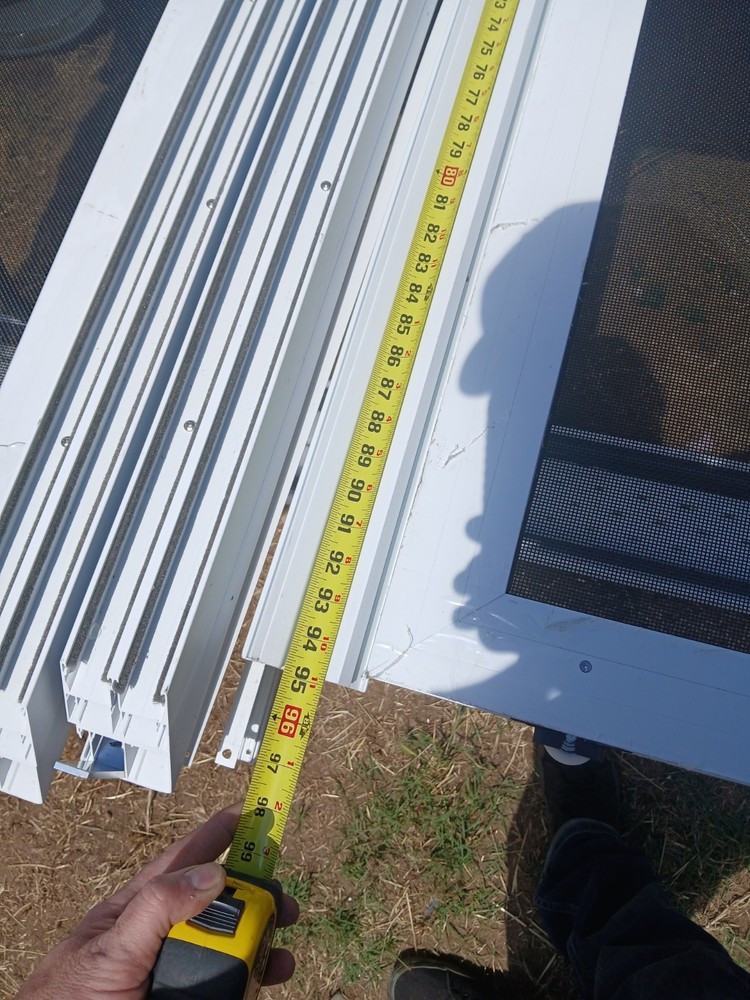 Meshtec Ultimate Patio 2 Panel Security Screen Door 96x60