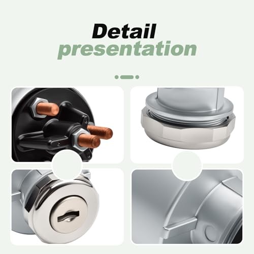 Ignition Start Switch Set with 4 Pcs Door Lock Cylinder and 4 Keys Compatible