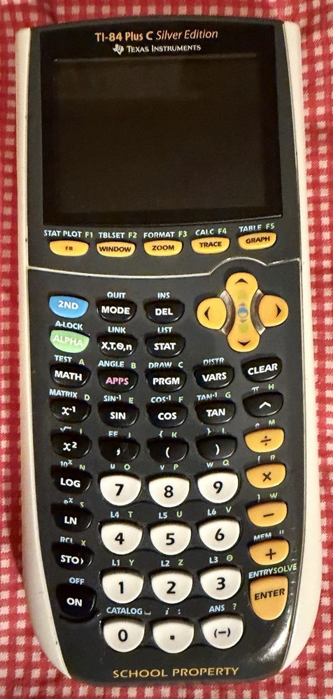 Texas Instruments TI-84+ Silver Edition Graphic Calculator