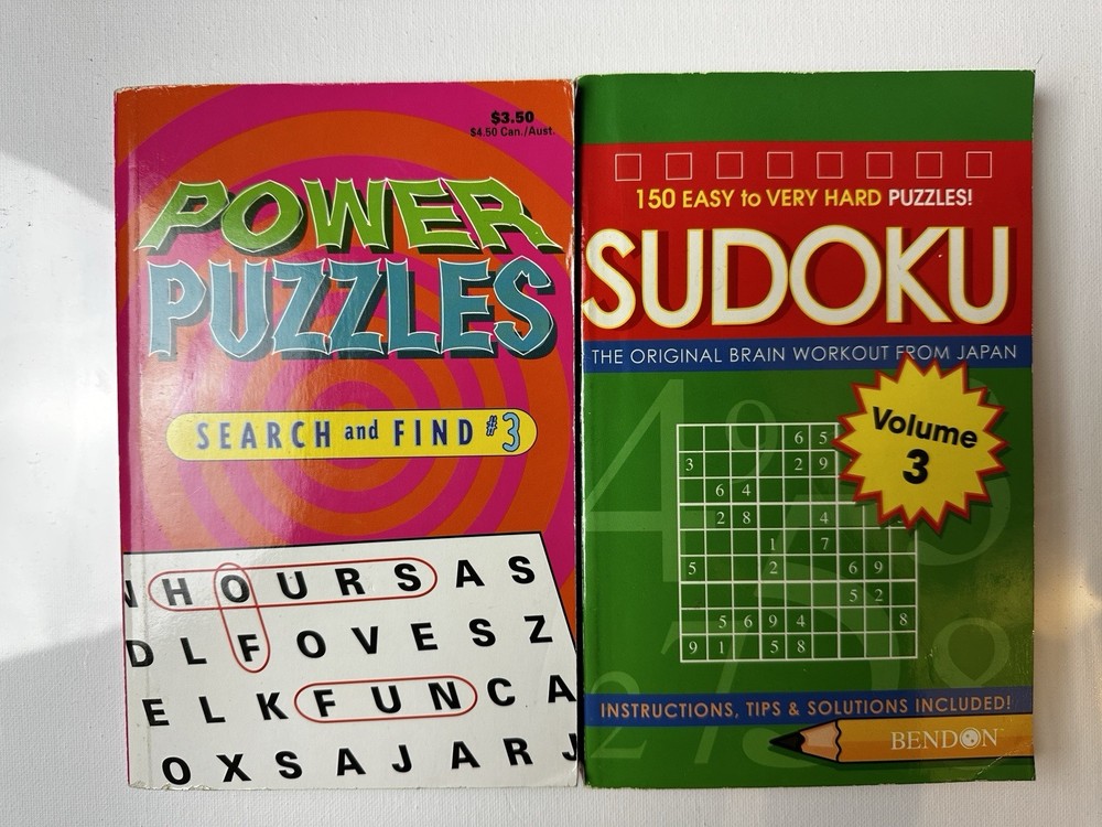 power puzzles  & Sudoku Volume 3 Puzzle Books, Multicolor, 2006