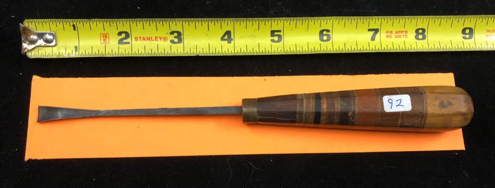 C. MAIERS - 5/16" BACK BENT  CHISEL - GREAT HANDLE-
