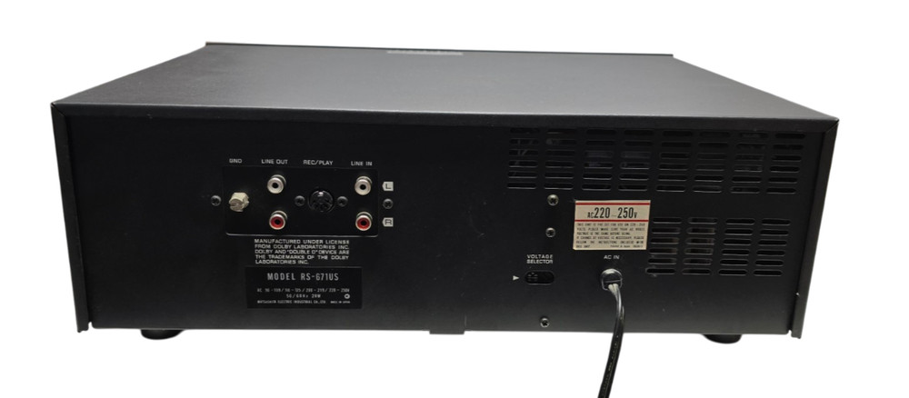 Technics Cassette Deck RS-671US