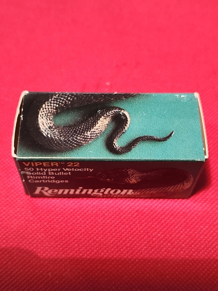 Vintage 1982 REMINGTON VIPER 22 Hyper Velocity EMPTY Ammo Box With Insert GR8 #2