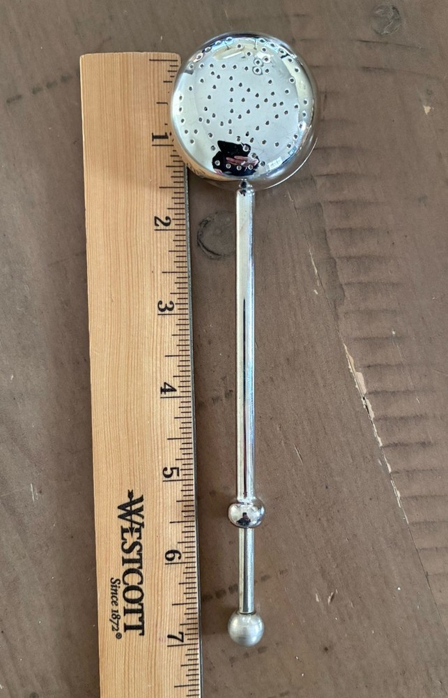 Vintage Stainless Steel Retractable Tea Infuser