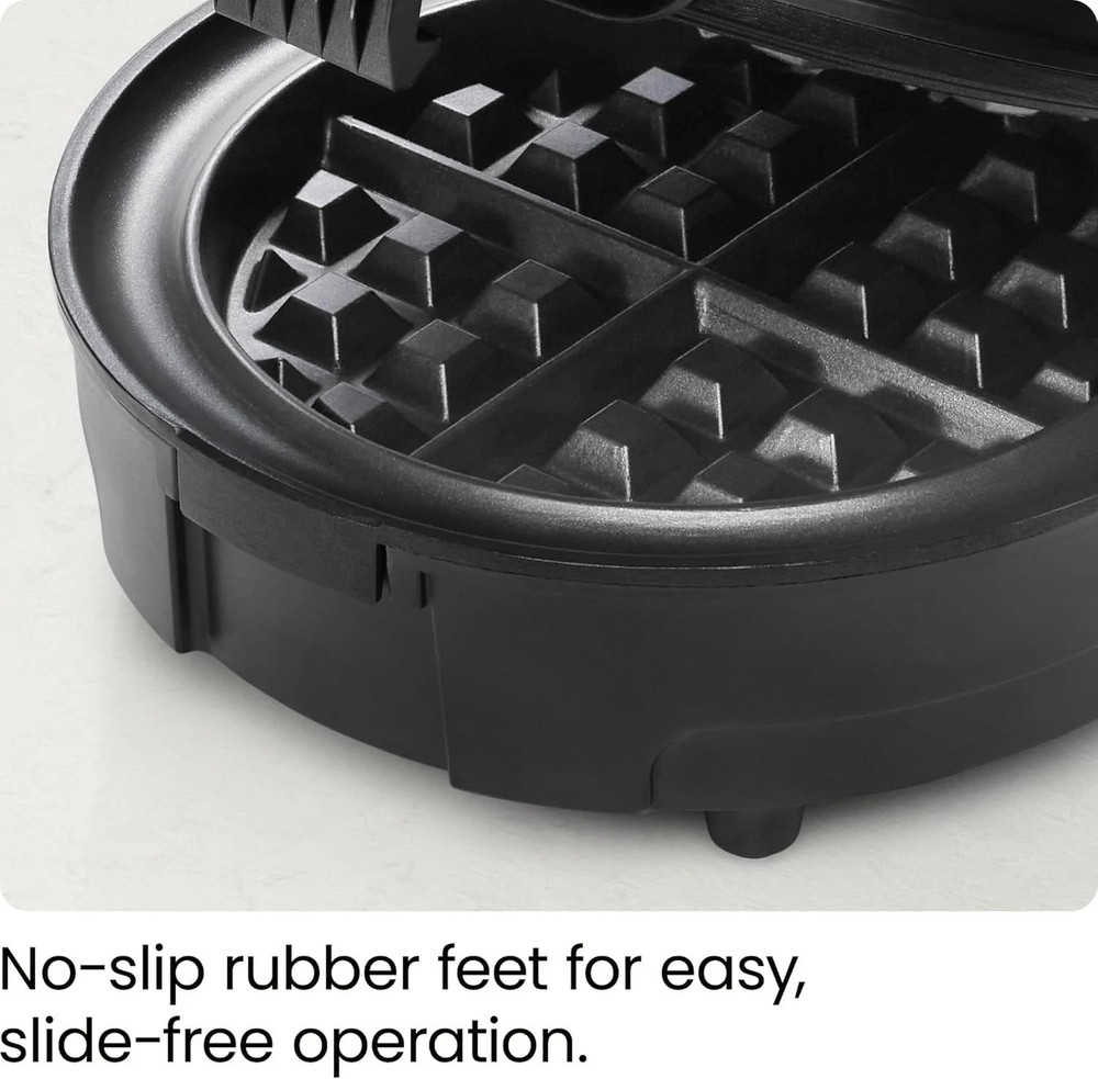 Mess-Free Belgian Waffle Maker: Nonstick Plates & Programmable Settings Included