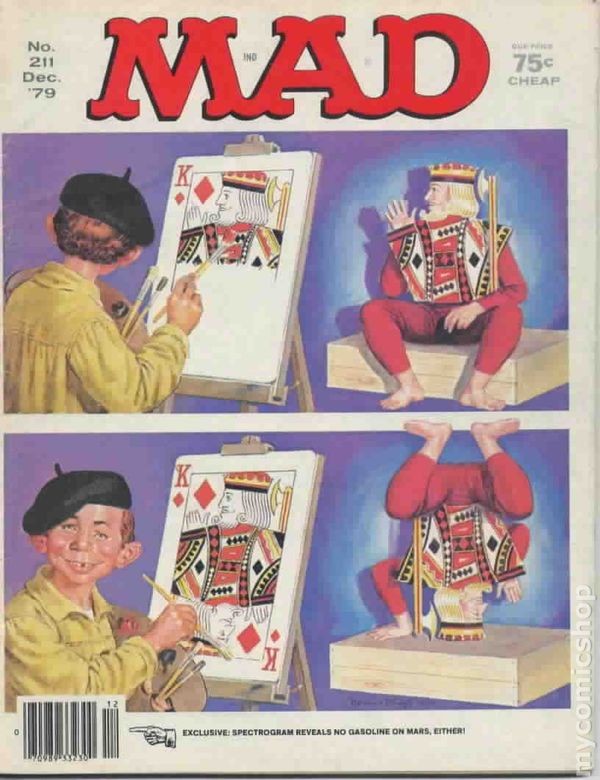 Mad #211 VG 1979 Stock Image Low Grade