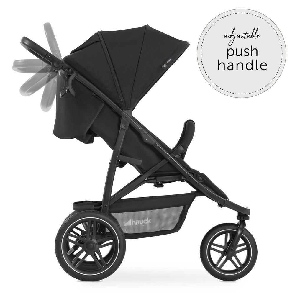 hauck Stroller Reclining Seat, Compact Fold Stroller w/Rubber Tires (Open Box)