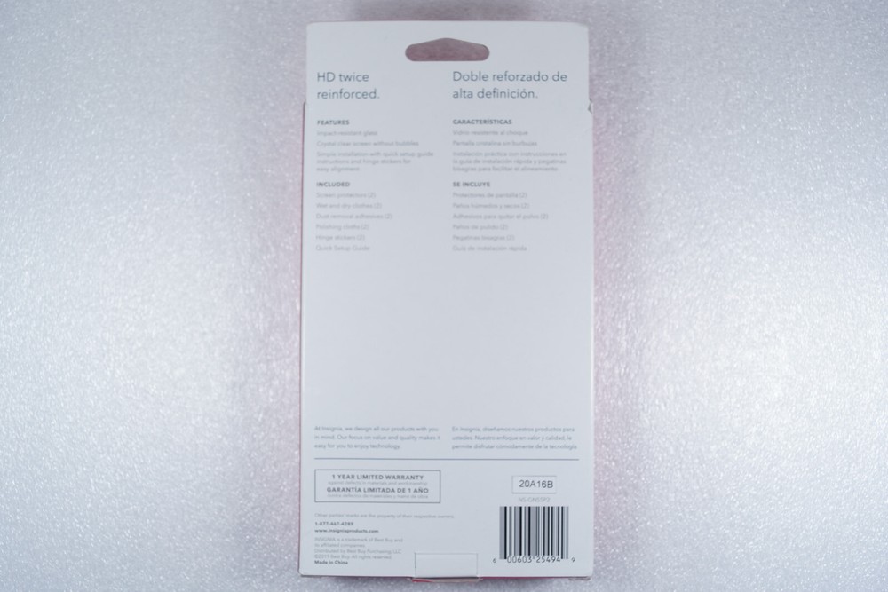 Insignia - Glass Screen Protector for Nintendo Switch (2-Pack) - Clear