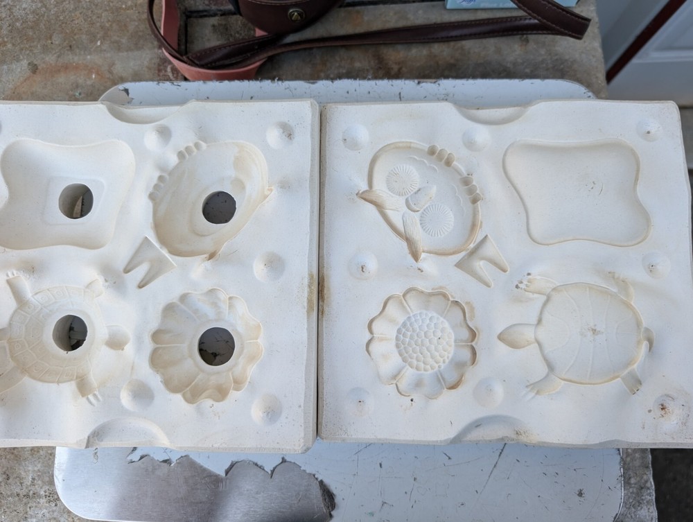 Owl Turtle Flower Vintage Slip Casting Ceramic Mold