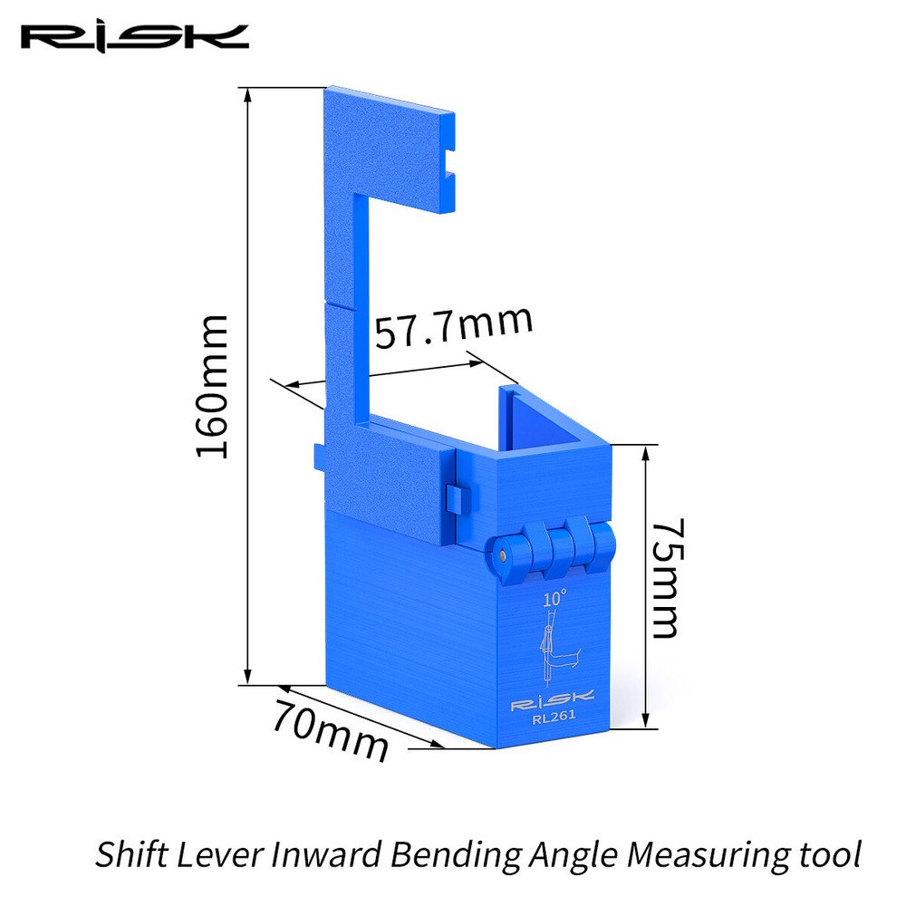 Bicycle Driver Inner Bending Angle Measurement Adjustment Tool Protractor Parts