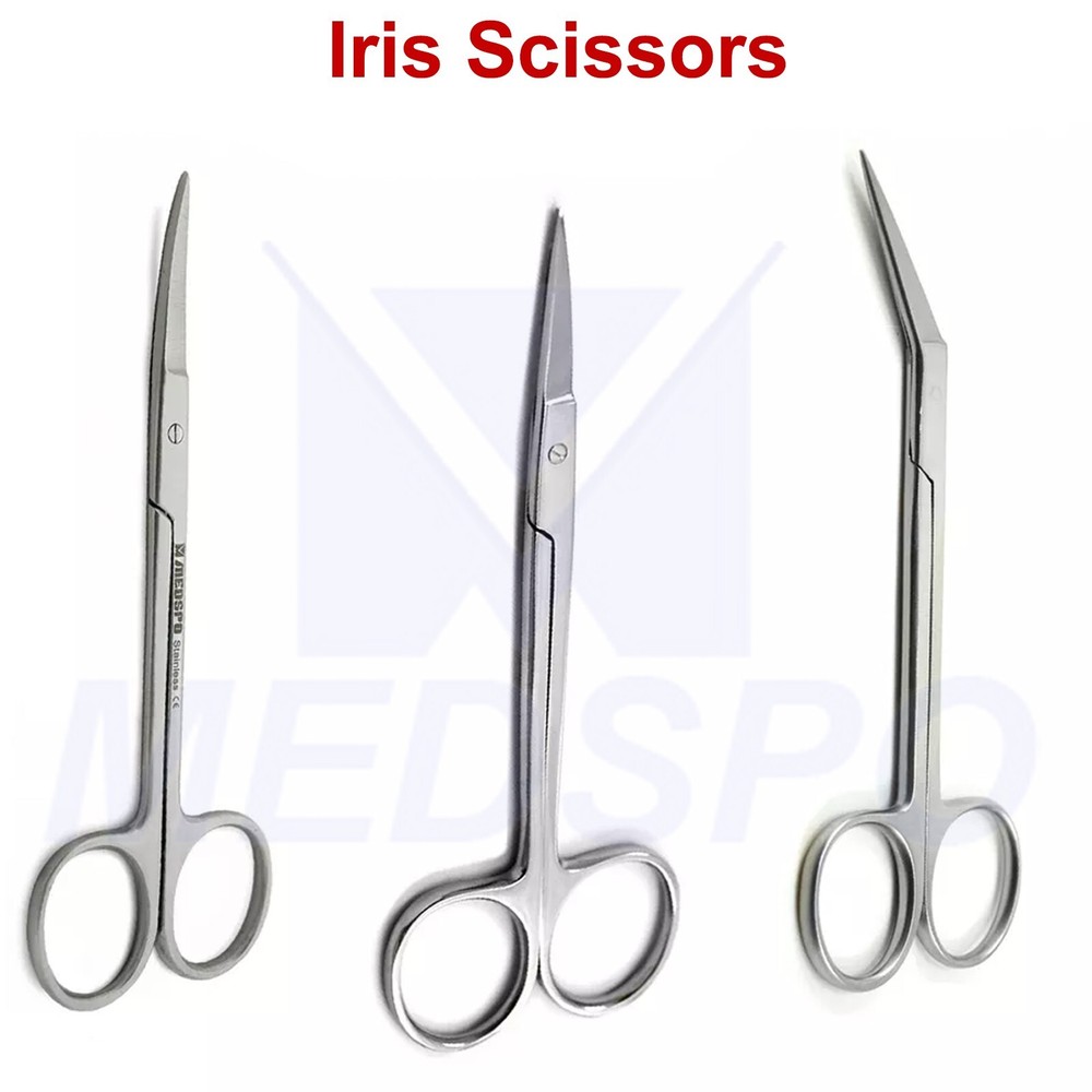 Dental Iris Scissors Suture Dissecting Tissue Cutting Thread Operating Shears